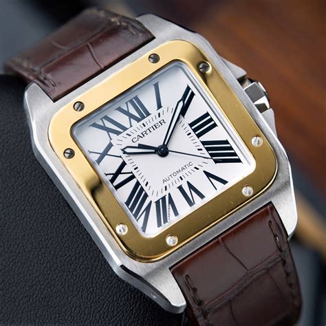 cartier santos xl|cartier santos 100 xl price.